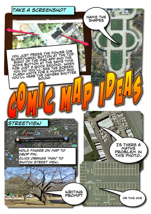 Comic map Ideas