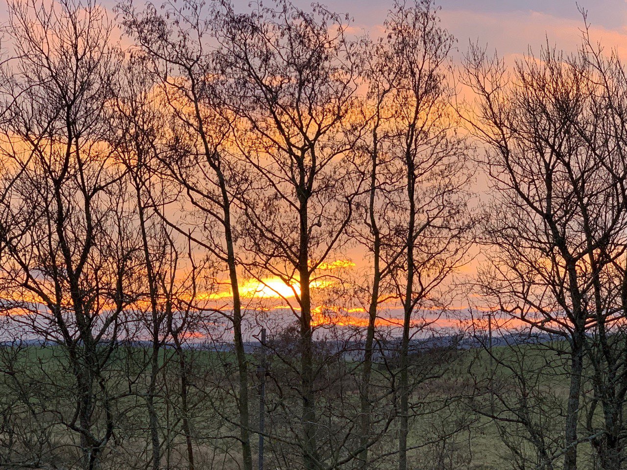 sunrise from Banton Primary playground. 