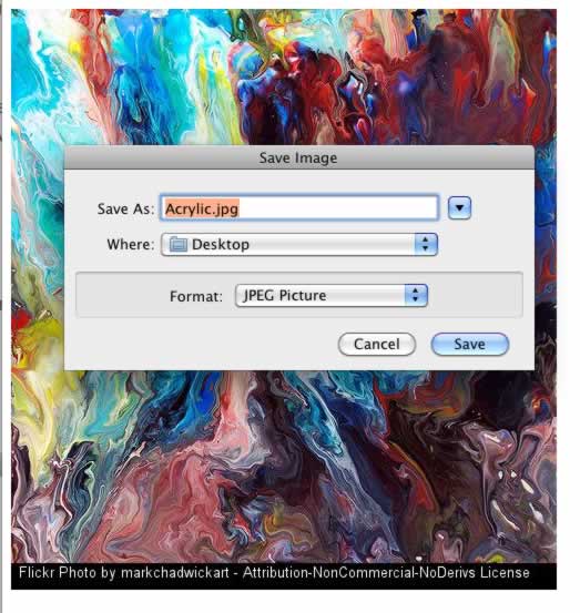 Flickrcc File Dialog