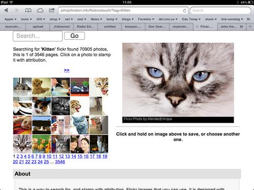 FlickrStampr iPad