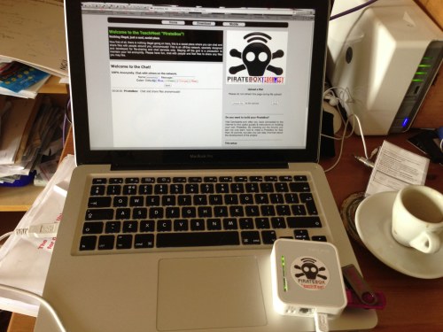 Piratebox Running