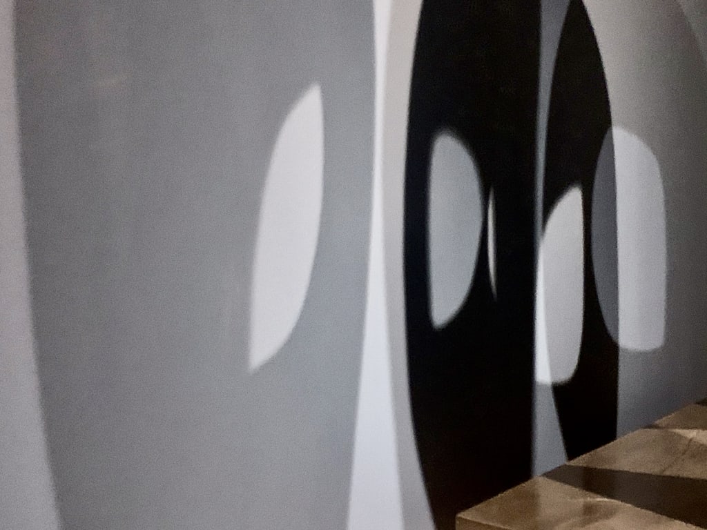Shadows cast by sculpture